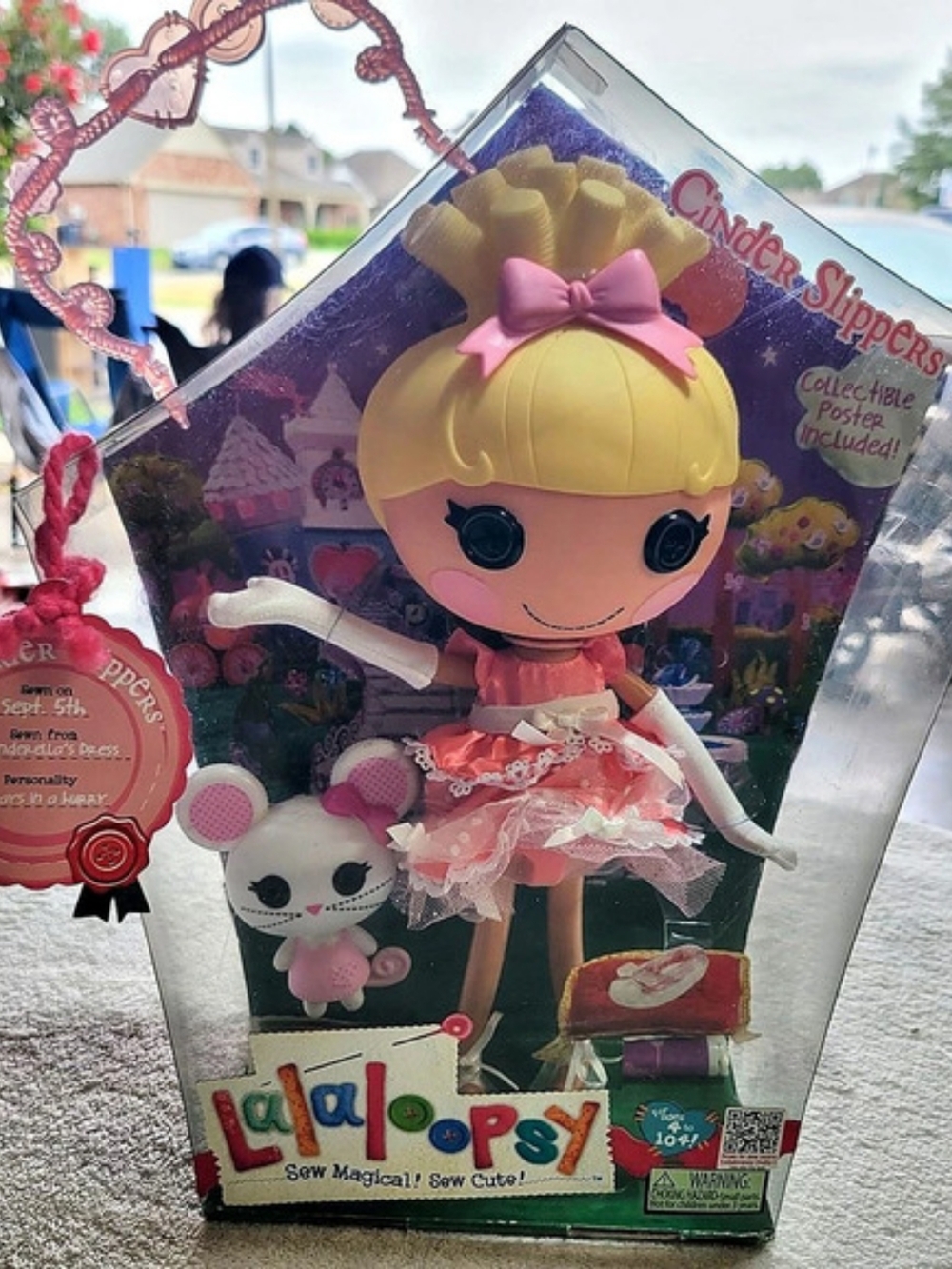 Lalaloopsy Cinder Slippers Full Size NIB